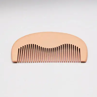 Same style as Lu Han Gucci complete set comb pink peach wood comb mini wood comb LOGO gift