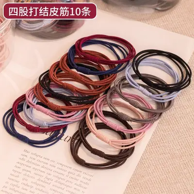 High-Elasticity Durable Black Hair Tie for Women, 2026 Model - 11