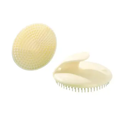 Silicone scalp massage shampoo brush
