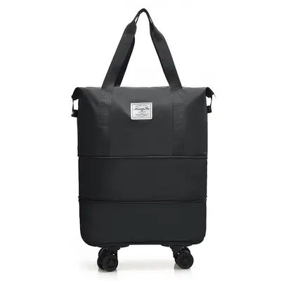 Expandable travel bag, wheeled, foldable, large capacity - 7