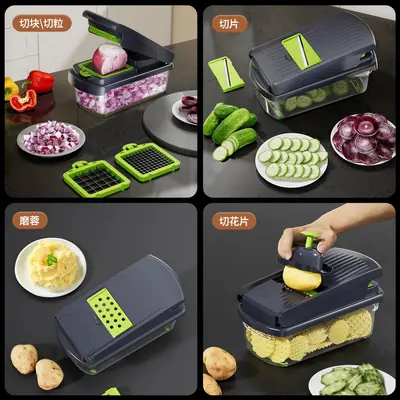 Cross-border Exclusive Multifunctional Vegetable Cutter Cucumber Shredder Potato Slicer Mandoline Grater for Beginners