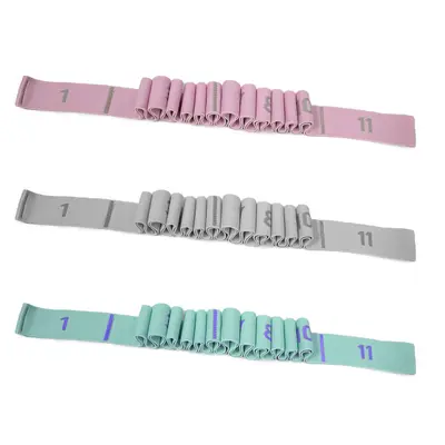 Yoga Stretch Band with Digital Segments, Elastic Body Shaping Rope for Open Back and Shoul - 7