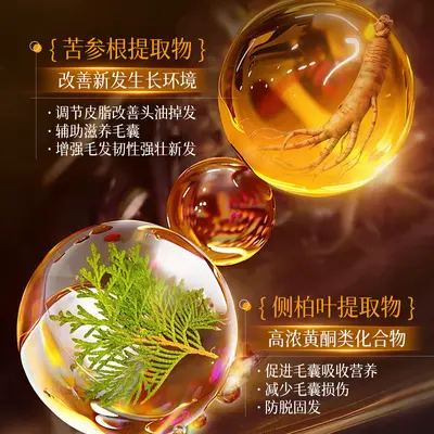 ZKZU防脱固发滋养精华液植萃侧伯叶深层改善头油掉发液态精华批发