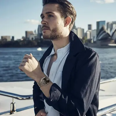 Milanese Steel Band for Apple Watch Ultra 2, Magnetic Closure
