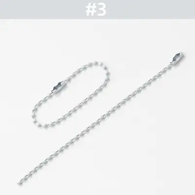 Bunte Perlenkette, Bonbonfarben, 2,4 mm, DIY-Schmuckzubehör - 9