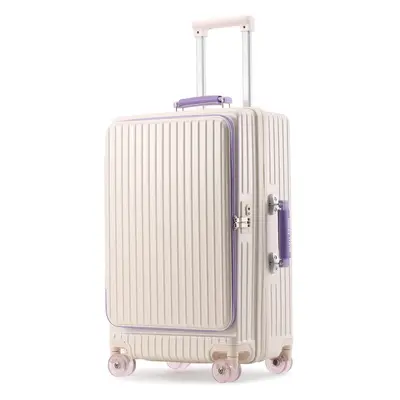 Side-Opening Suitcase 20 Inch, Large Capacity, Jelly Wheels - 7