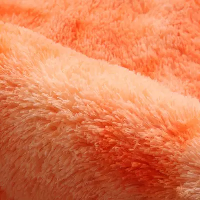 Silk-Wool Tie-Dye Rug for Living Room and Bedroom, Stain-Resistant