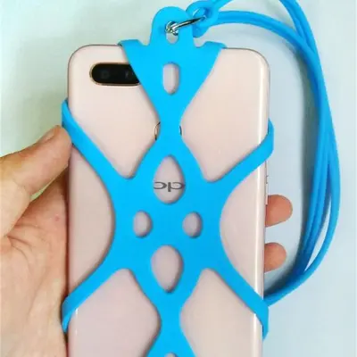 Huawei phone case, silicone lanyard, non-slip