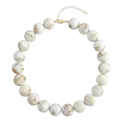 Acrylic Colorful Bead Pendant Necklace, Dopamine Style - 12