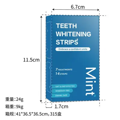 Enzyme Teeth Whitening Strips, Removes Yellow and Tobacco Stains - 5