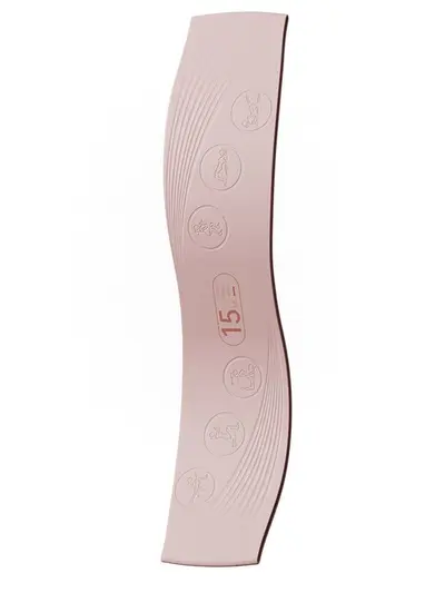 Yoga Resistance Band, Silicone, for Fitness Squat and Glute Training - 6
