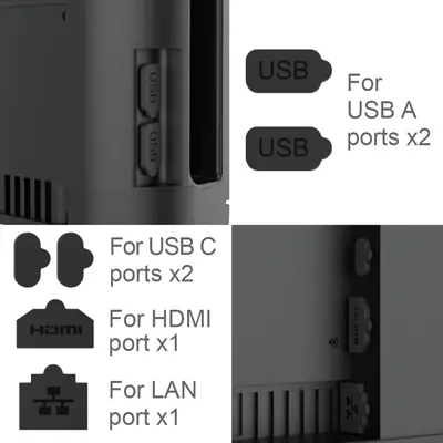 Switch 2. Generation Hauptplatine Staubstecker Switch 2 Spielkonsole Sechser-Kombo-Staubstecker-Set PG-SW2120