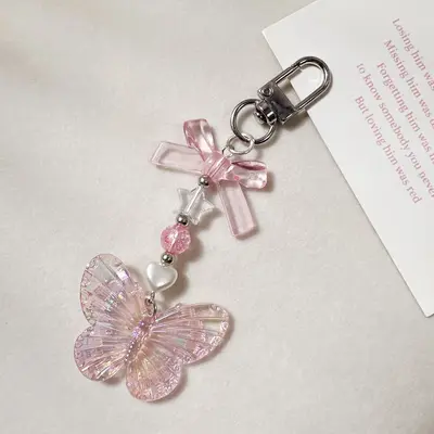 Cross-border Amazon Multiple Sets Dopamine Colorful Mini Keychain Bag Charm Phone Charm Decorative Strap - 11