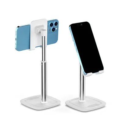 Einstellbarer Desktop-Ständer aus Aluminium-Legierung für Mobiltelefone und Tablets, tragbar, für Videolivestreaming und Tablet-Übertragungen - 7