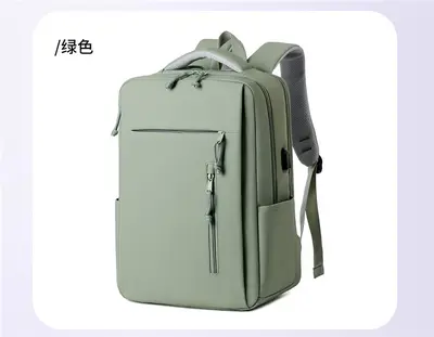 Shockproof Airbag Men's Backpack with USB Port and Laptop Compartment - 10