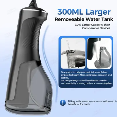 Tragbarer 4-Modi Wasserflosser für die Mundpflege zu Hause