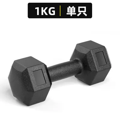 Hexagonal dumbbell set 5-20kg rubber-coated - 7