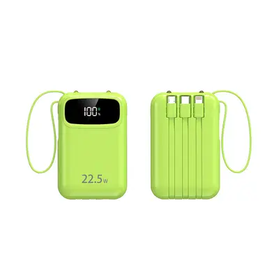 Çapraz Sınır 3C Sertifikalı Entegre Kablolu Hızlı Şarj Powerbank 20000mAh Ultra Yüksek Kapasiteli Taşınabilir Şarj Cihazı Özelleştirilebilir - 10