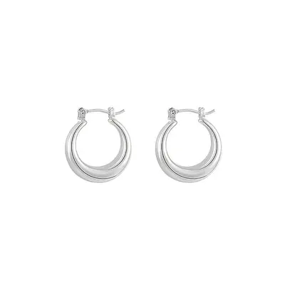 S925 Silber Ohrringe minimalistisches Design - 6
