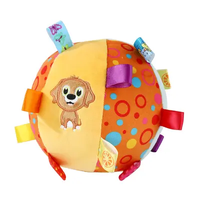 Plüsch-Hundespielzeug mit Quietscher, bissfest - 5