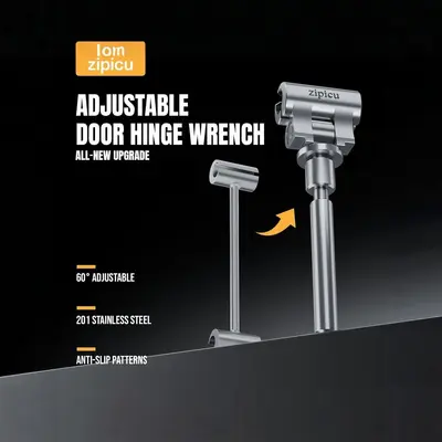 Door Hinge Adjustment Tool, Stainless Steel, for Indoor and Outdoor Doors