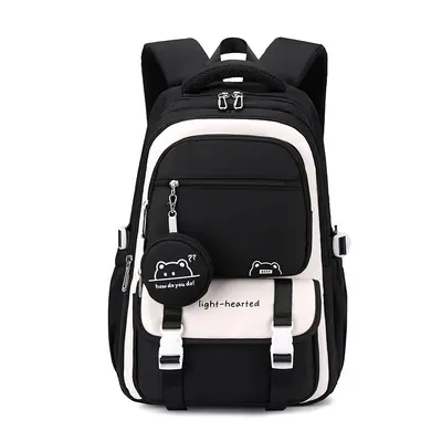 Large Capacity School Backpack for Middle School Girls, Casual Design - 6