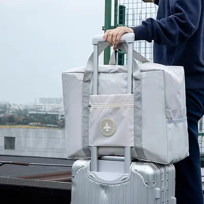 Große Falttasche, rollbar, Reisetasche - 5