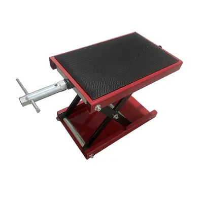 Motorcycle lift platform and electric repair bracket - 7