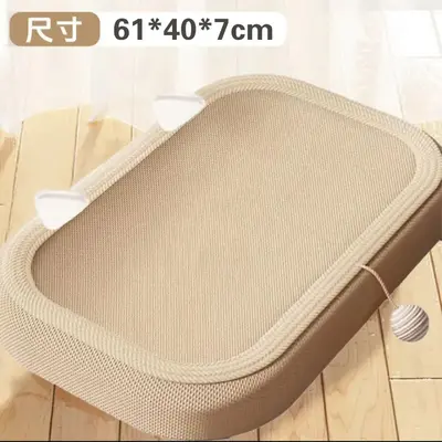 Sisal Cat Scratcher and Cat Bed 2-in-1, Non-Shedding - 10