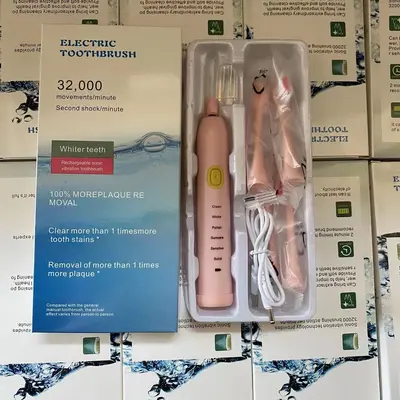 Sonic Electric Toothbrush, 6 Speeds, USB Rechargeable, Waterproof - 7