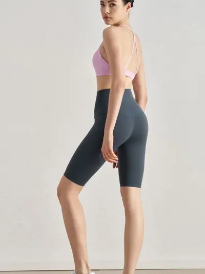 Lulu Yoga-Shorts für Damen, hohe Taille, Bauchkontrolle, Po-Lift