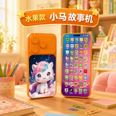 Kids Educational Learning Machine with Music, Toy Phone, Multifunctional - 9