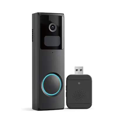 KI-Smart-Videotürsprechanlage mit WLAN, kabellos, HD-Sicherheitskamera