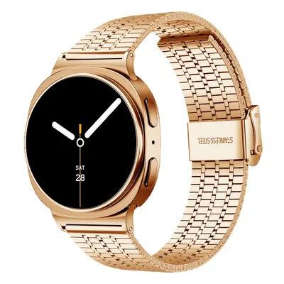 Миланский ремешок из нержавеющей стали с металлической пряжкой для Samsung Watch8, совместимый с ultra2025