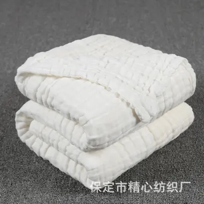 100% Cotton Six-Layer Baby Muslin Blanket, 110x110 cm, Four-Season - 13