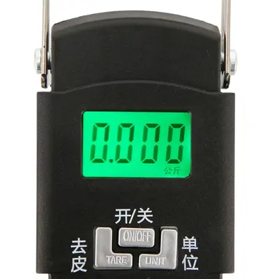 Portable Electronic Hand Scale 50 kg, Mini Luggage and Fishing Scale
