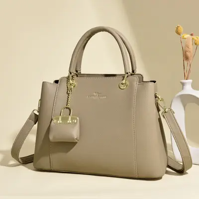 Women's Handbag, Large Capacity, Single Shoulder Strap - 9