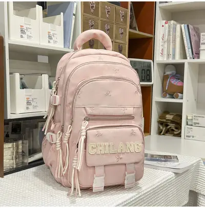 Large-Capacity Multi-Layer School Backpack, Lightweight with Laptop Compartment - 8
