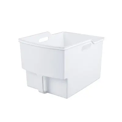 Kitchen Cabinet Storage Box, Hanging Organizer, Transparent with Handle - 8
