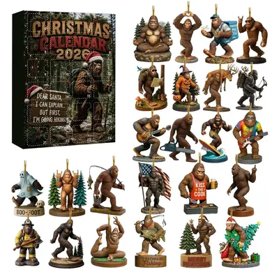 Weihnachts-Countdown-Blindbox mit Bigfoot-Anhänger - 11