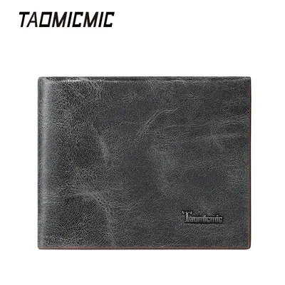 Men's PU Short Wallet with Banknote Slot and Driver's License Card Holder - 8