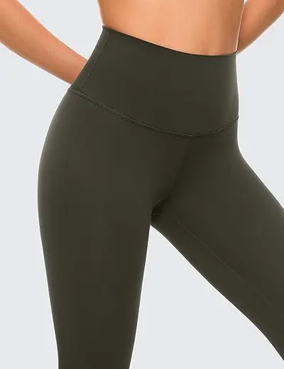 Kadın Naylon Elastan Yoga Pantolonu, Yüksek Bel Kalça Kaldırıcı Tayt - 12