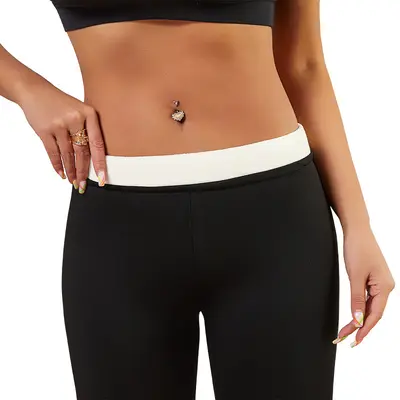 Fleece-Lined Thick Leggings Plus Size Fitness Pants - 4