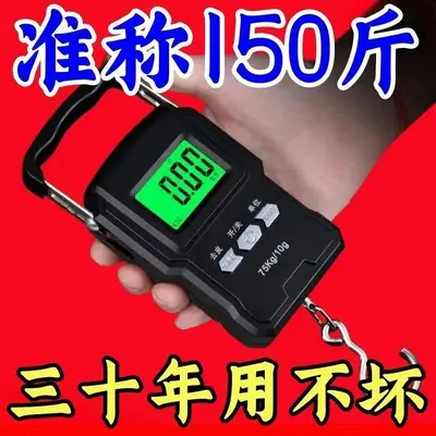 电子秤手提多功能可做简约迷你秤全金属电子秤电子表钥匙扣钓鱼