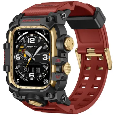 Ultra Thin TPU and Metal One-Piece Strap for Apple Watch - 7