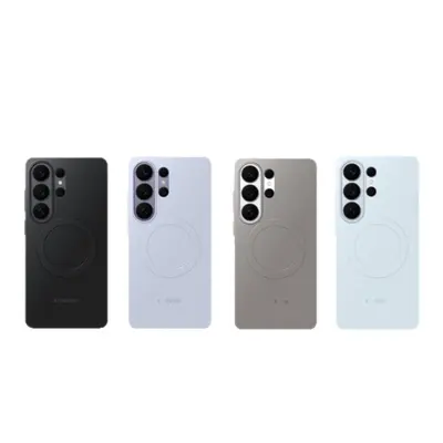 Samsung S26 Ultra Hülle, flüssiges Silikon, magnetisch, Vollfarbe