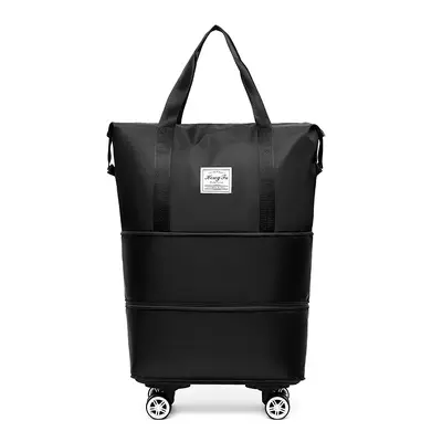 Universal wheeled travel luggage, wheeled travel suitcase, large capacity bag, women's foldable trolley bag, shopping cosmetics bag - 8