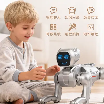 Kinder-KI-Roboterhund, ferngesteuerter Programmier-Lernroboter