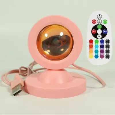 Grenzüberschreitendes RGB Mini-Sonnenuntergangs-Foto-Ambientelicht LED-Stimmungslicht Live-Streaming Hintergrundwand Fotografie Ins-kreative Tischleuchte Sonnenuntergangslampe - 11