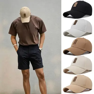 New Men's Spring Autumn Baseball Cap Women's Outdoor Korean Style Versatile Casual Sun Visor Hat Fashion Duck Bill Cap - 2